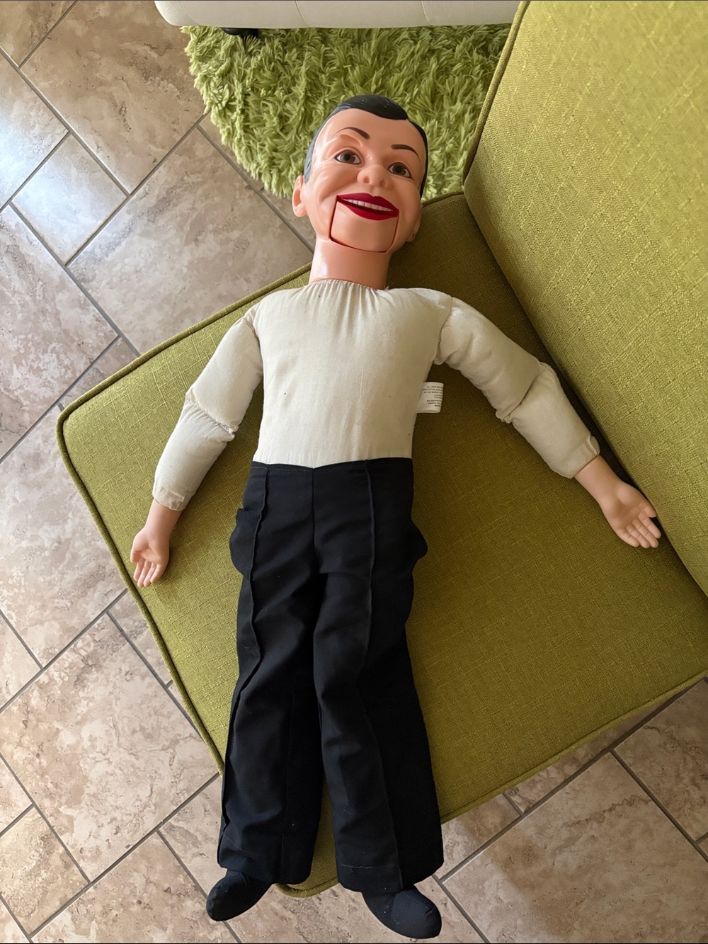 1977 Charlie McCarthy Ventriloquist Doll 30” - Picture 10 of 12